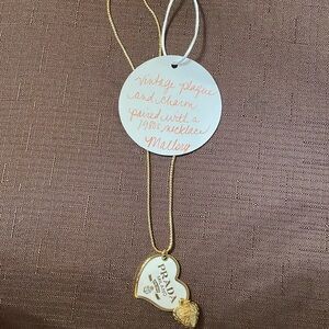 Idlewild vintage Prada heart charm necklace. Never worn.